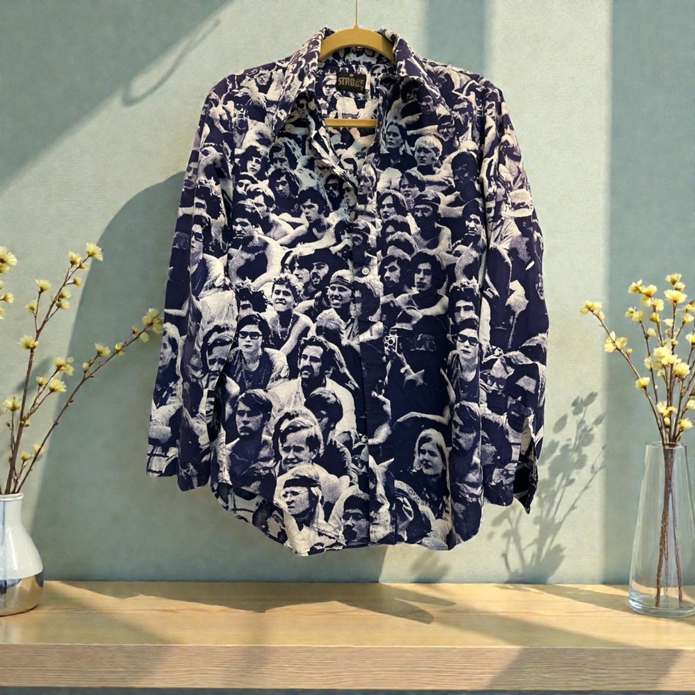 Very Rare Vintage 1970’s Woodstock Button Down- details in description